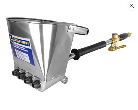 Projetora de Chapisco e Argamassa 4L Inox