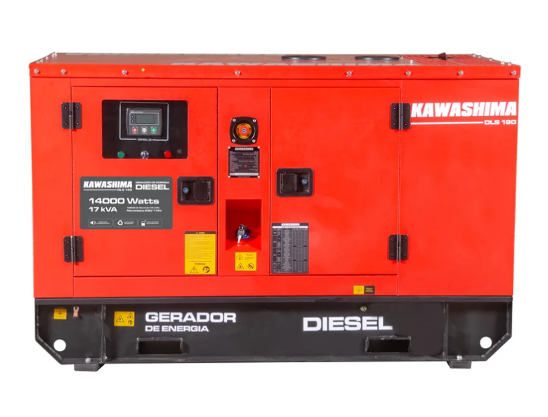 Gerador Prime Kawashima DLS 140-SS - 17KVA - Gabinado