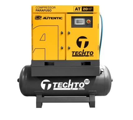 Compressor de Parafuso 20hp 10bar 360L – Techto Autentic AT 20HP